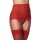 AMORABLE - Wide Garter Belt with Stocking Red