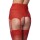 AMORABLE - Wide Garter Belt with Stocking Red