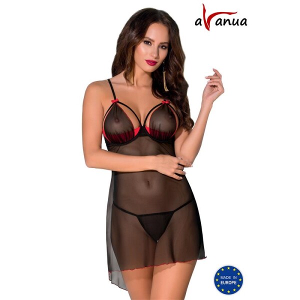AVANUA - CYRA Chemise Red/Black