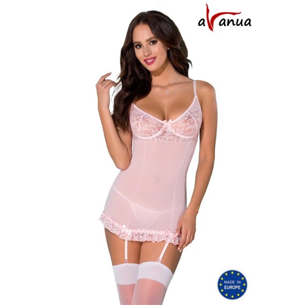 AVANUA Chemise und Thong in Rosa