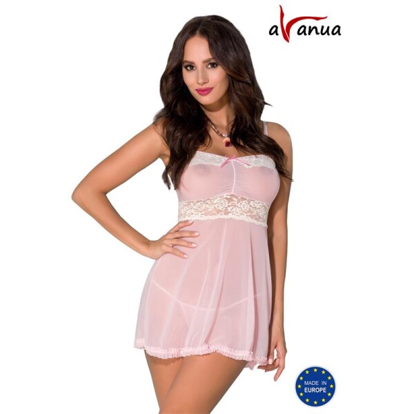 AVANUA Chemise und Thong in Rosa