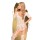 PENTHOUSE - Sugar Drop Bodystocking with Garter Blelt White