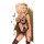 Penthouse Bodystocking mit Garter Belt