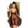 Penthouse Babydoll mit floraler Musterung