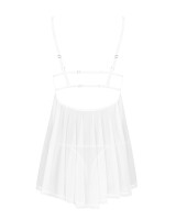 OBSESSIVE Babydoll mit Mesh-Oberteil