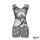 ADALET LINGERIE Bodystocking Dress mit Mesh-Blütenmuster