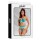 ADALET LINGERIE - Harlow Bra, Garter, Panties and Leg Ring Set Yellow and Blue
