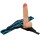 LOVETOY - Strap On with Vibrating Dildo 9.5