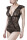 schwarzer Spitzen Body von Grey Velvet