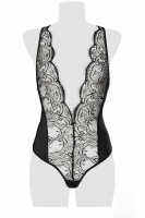 Grey Velvet schwarzer Body