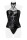 Grey Velvet Corsage mit Slip