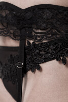 Grey Velvet Lingerie-Set