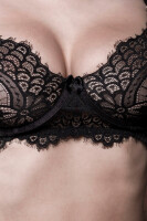 Grey Velvet Spitzenset