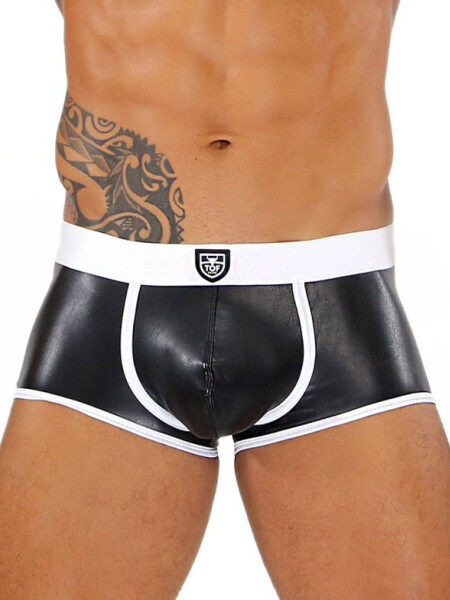 ToF Paris Fetish Boxer Underwear Black/White