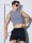 Supawear SPR Cropped Singlet Tank Top Grey