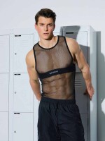 Supawear Mesh Monotone Tank Black