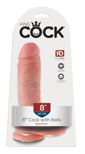 Pipedream King Cock 8 inch Cock Balls Fl