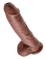 PIPEDREAM - KING COCK KC 10 Cock with Balls Brown