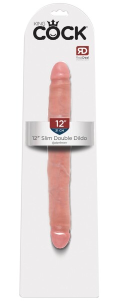 PIPEDREAM King Cock KC 12 Slim Double Dildo
