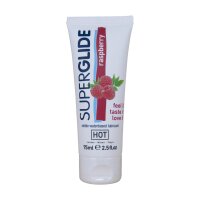 Superglide Himbeere - Essbares Wasserbasiertes Gleitmittel