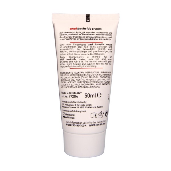 HOT Back Side - Stimulating Cream - 2 fl oz / 50 ml