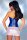 Atixo Satin-Corsage mit Strasssteinen