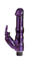 Waterbunny Jelly Vibrator Purple 20cm