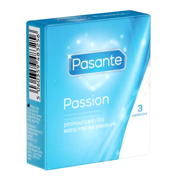 Pasante Ribbed Kondome 3 Stück
