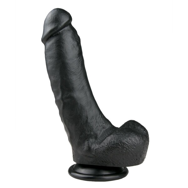 Easytoys Dildo Collection - Realistic Black Dildo 20 cm