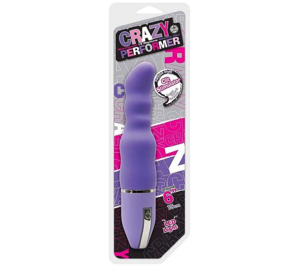 Crazy Performer Silicone Vibe ca. 15 cm Purple