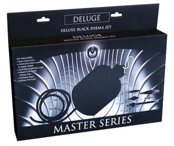 Master Series Deluxe Enema Set - Black