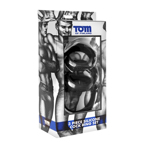XR Brands 3-teiliges Silikon Cockring Set