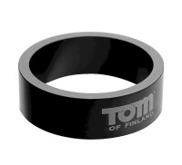 Tom of Finland Gun Metal Aluminum Cock Ring