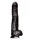 Massive - Falcon - Big Black Cock - Unkut - 35 cm (13.75 inch)