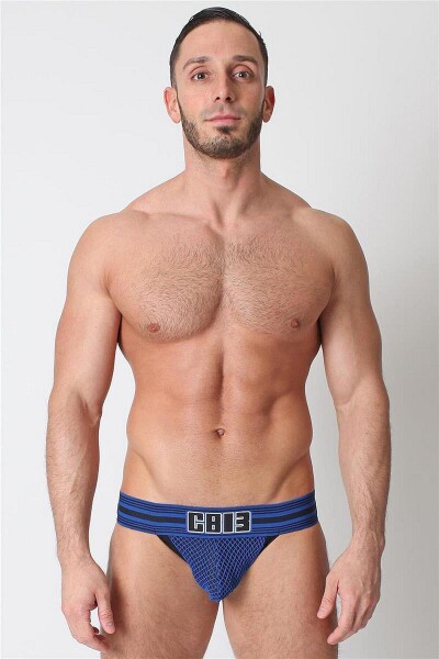 CellBlock 13 Dragnet Jockstrap - Blue - S