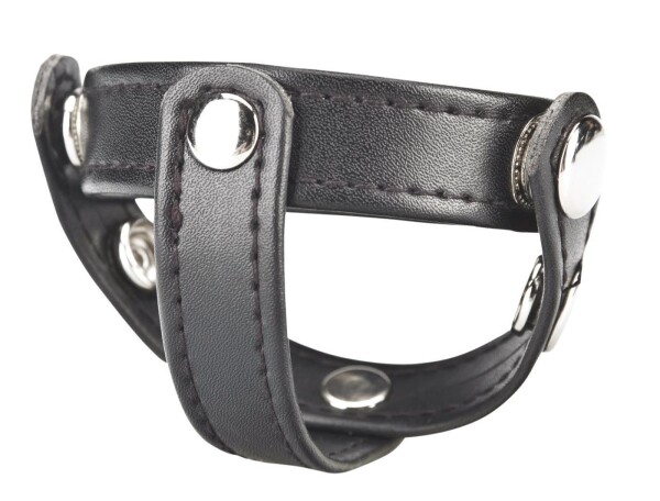 Blue Line Ball Divider T-Style Cock Ring