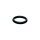 Rimba Cock Ring, Black, Rubber