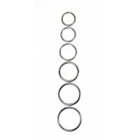 Rimba Cock Ring, Silver, Metal