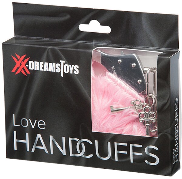 XX-DREAMSTOYS Love Handcuffs with Plush Pink
