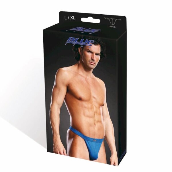 Blue Line Performance Microfiber Thong Blue L/XL