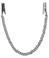 Fetish Fantasy Series Nipple Chain Clips Silver