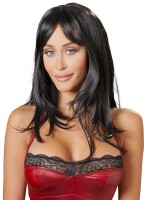 Cottelli ACCESSOIRES Black Long Wig